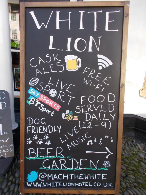 The White Lion Hotel Machynlleth Exteriör bild